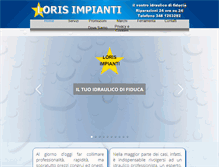 Tablet Screenshot of lorisimpianti.com